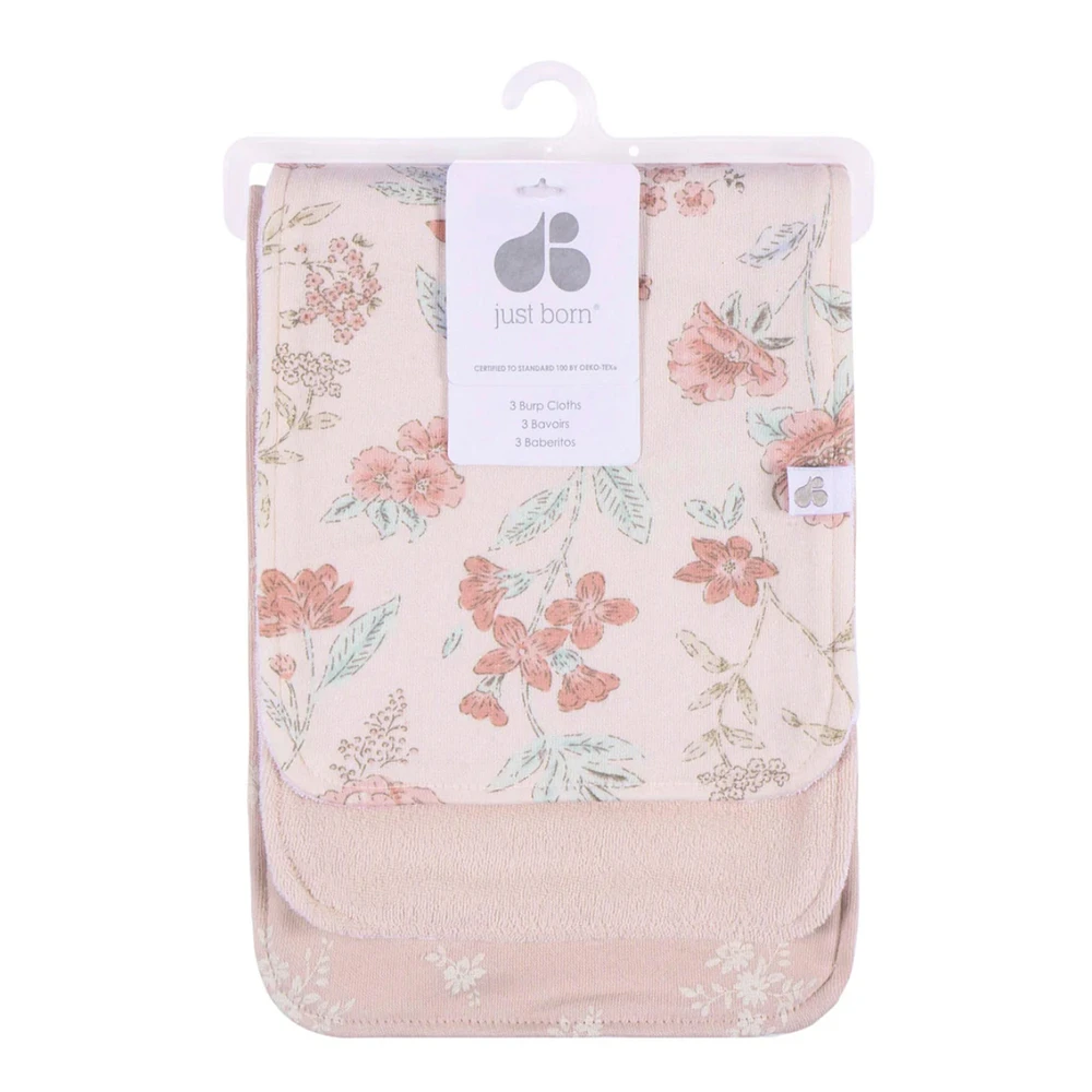 Bavoirs Burpy (3) Fleurs