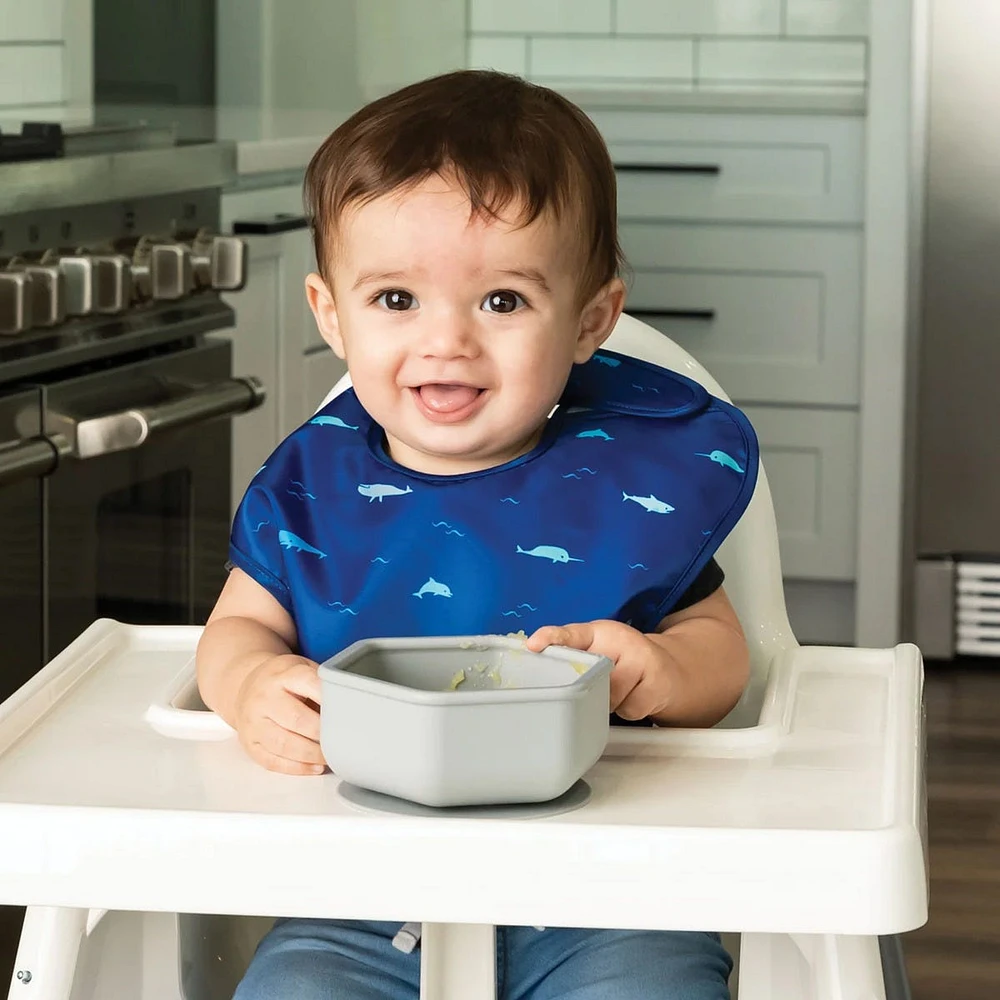 Silicone Bowl - Grey