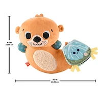 Fisher-Price - Loutre 2-en-1 à bascule pour le temps sur le ventre
