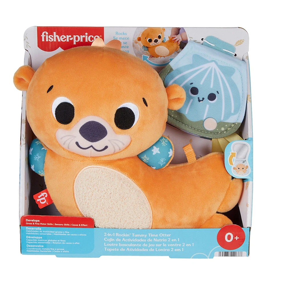 Fisher-Price - Loutre 2-en-1 à bascule pour le temps sur le ventre