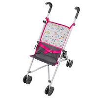 Poussette Parapluie pour Poupée - Arc En Ciel