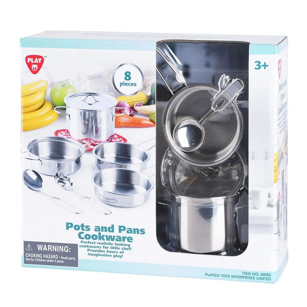 Chef's Collection Mini Pots and Pans Cookware 8 Pieces