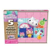Casse-Tête En Bois 5-en-1 Gabby Dollhouse