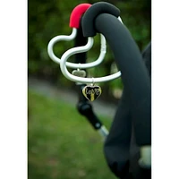 Crochet Coeur Argent Aluminium