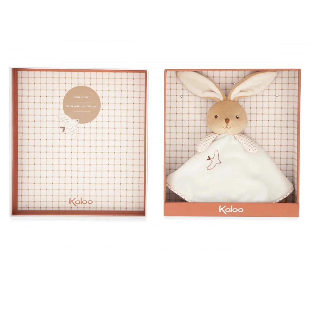 Doudou Lapin Ronde Crème