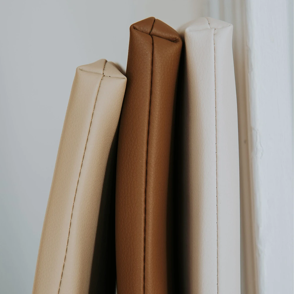 Vegan Leather Changing Mat - Brown