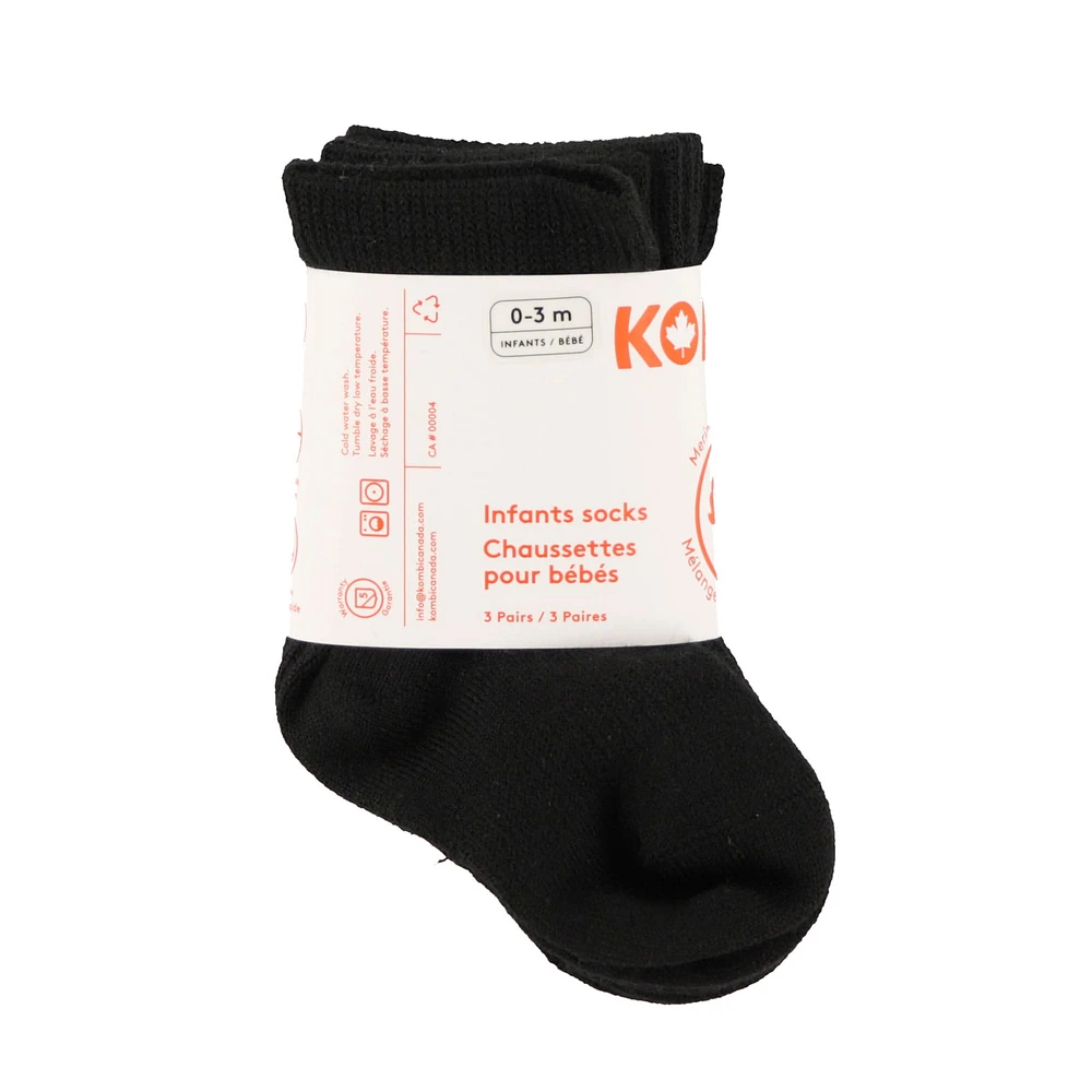 3pck 4 Season Merino Socks0-24