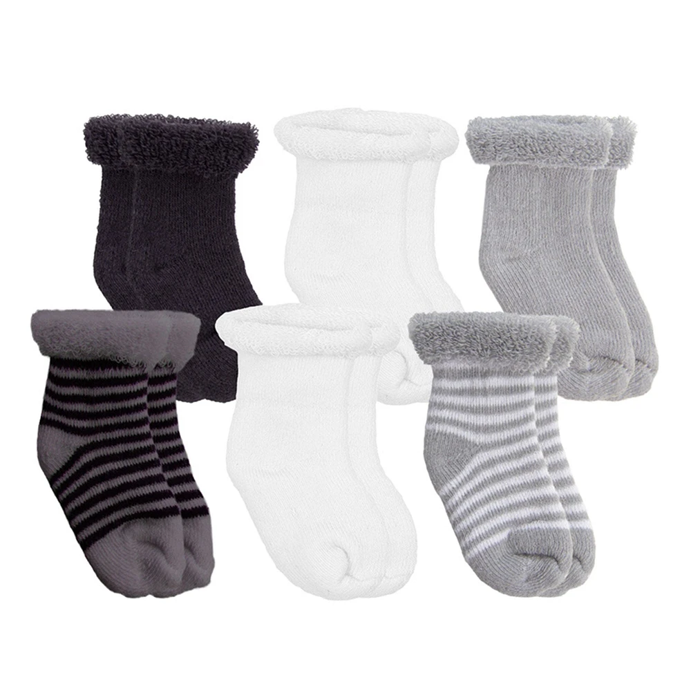 Terry Socks 6pk Newborn