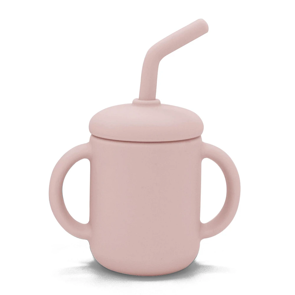 Handle Cup with Straw in Silicone