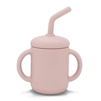 Handle Cup with Straw in Silicone