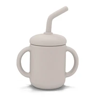 Gobelet avec Paille et Poignée en Silicone