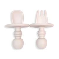 Ensemble Ustensiles en Silicone - Rose