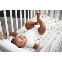 Drap Contour pour Lit de Bébé - Percale Étoiles