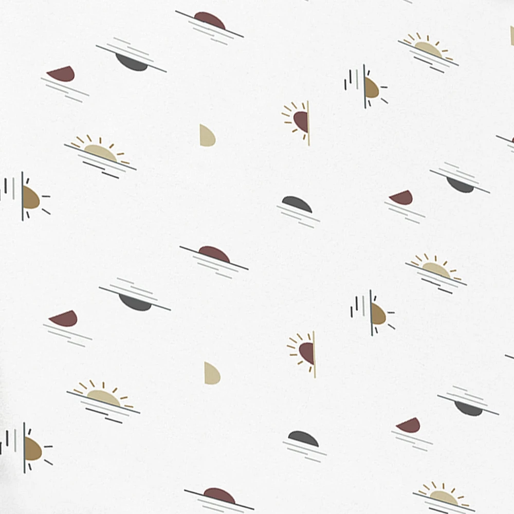 Percale Crib Sheet - Suns