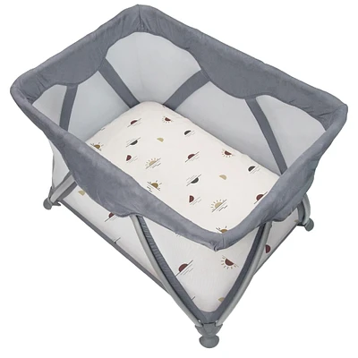 Drap Contour Percale pour Parc - Soleils
