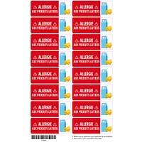 Étiquettes allergie - Produits laitiers