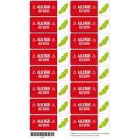 ETIQUETTES ALLERGIE SOYA