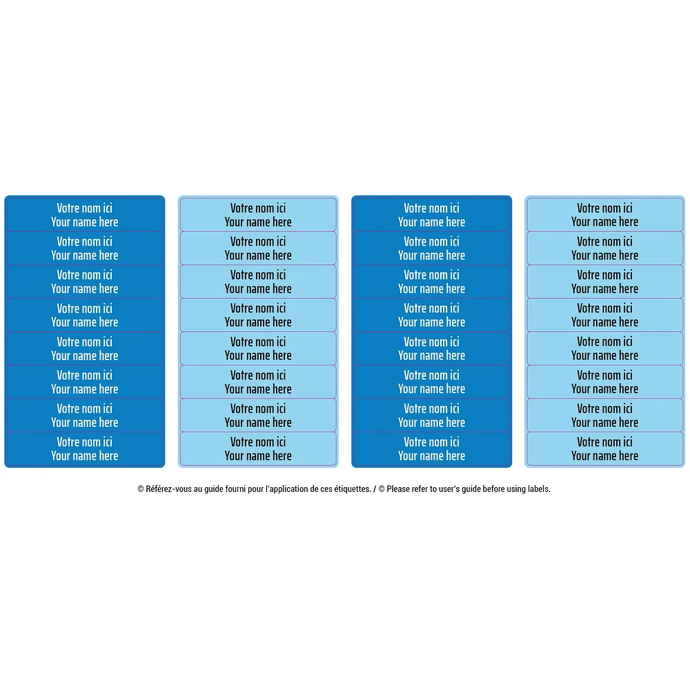 Peel And Stick Name Labels Mini
