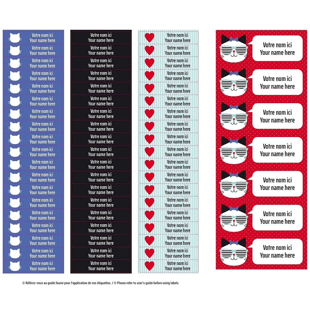 Essential Name Labels – Cats