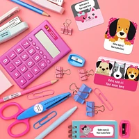 Étiquettes Essentiel - Chiens rose