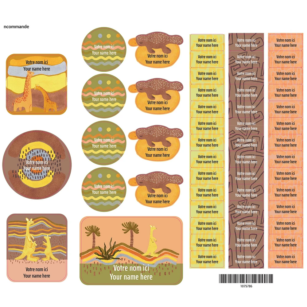 Essential Name Labels