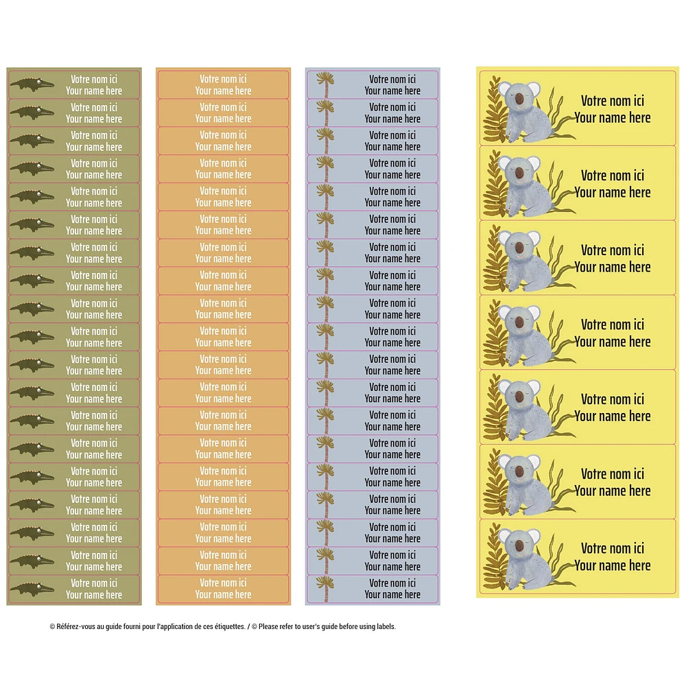 Essential Name Labels