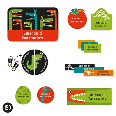 Essential Name Labels – Dinosaurs