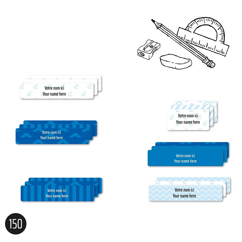 Essential Name Labels – School