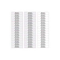 Essential Name Labels – School grey