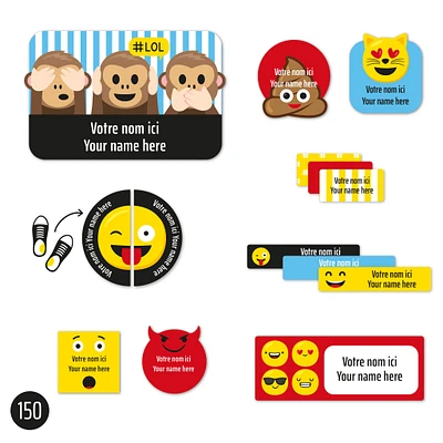 Essential Name Labels - Emojis
