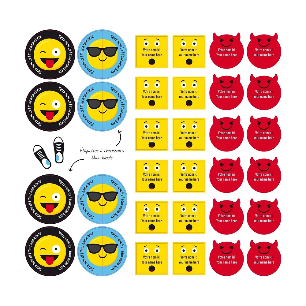 Essential Name Labels - Emojis