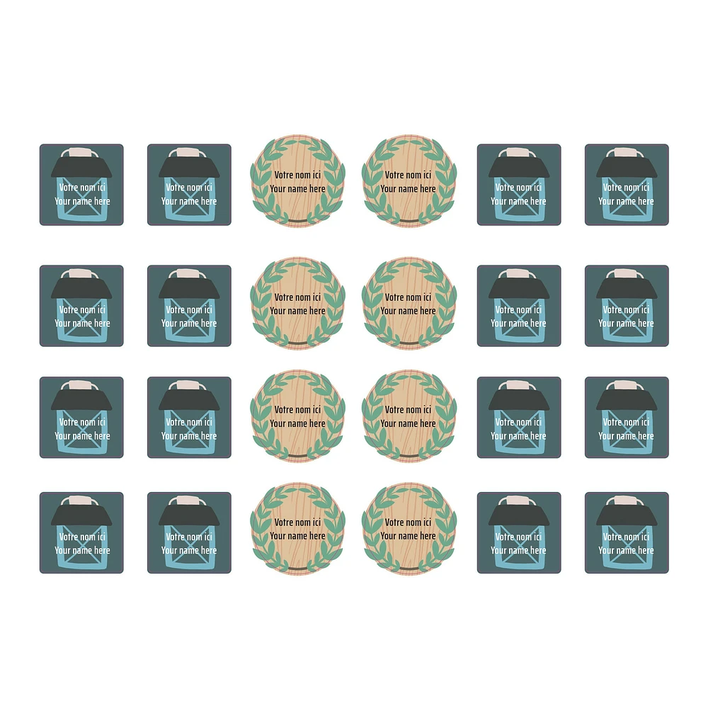 Daycare Name Labels