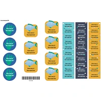 Daycare Name Labels - Ocean