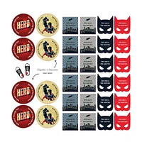 Essential Name Labels - Super heros