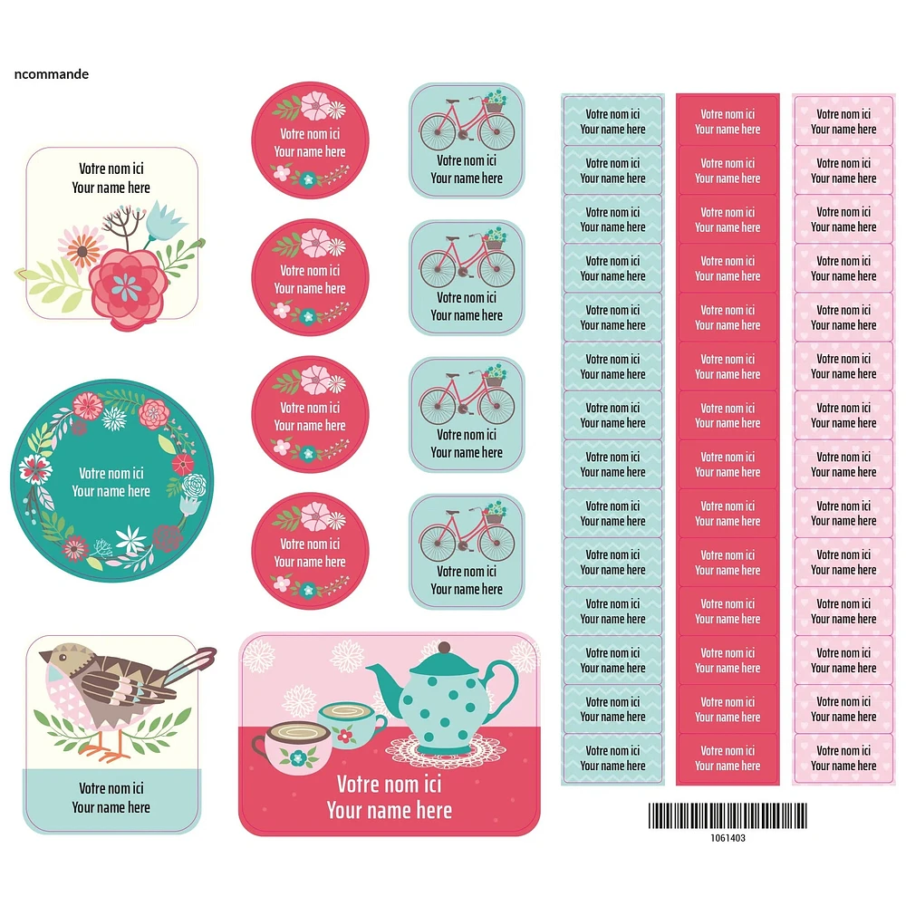 Essential Name Labels – Garden