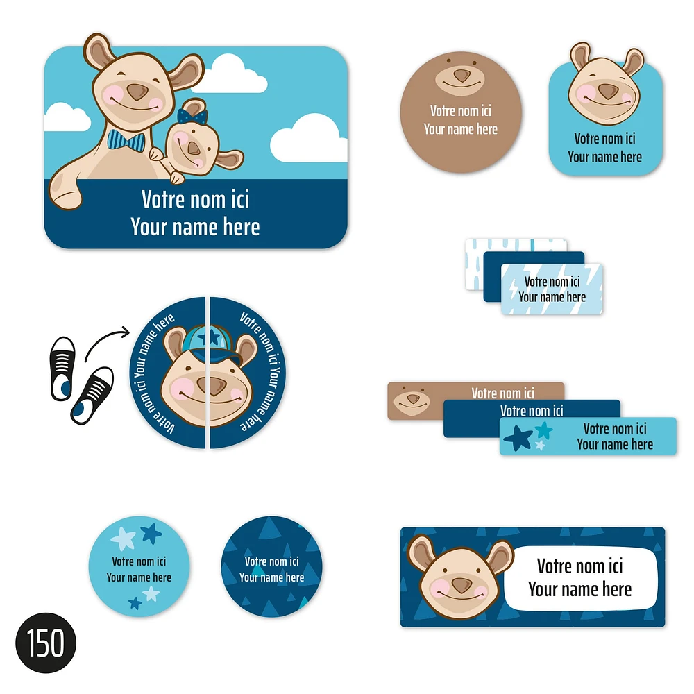 Essential Name Labels – Cachou