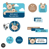 Essential Name Labels – Cachou