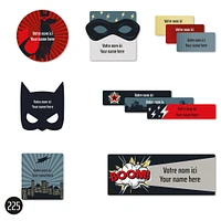 Étiquettes Scolaire - Super-héros
