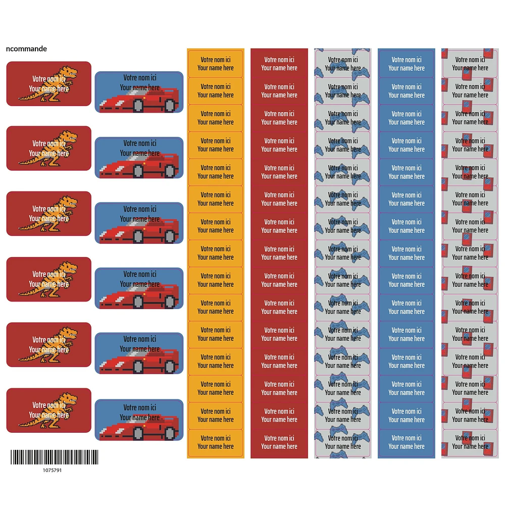 School Name Labels