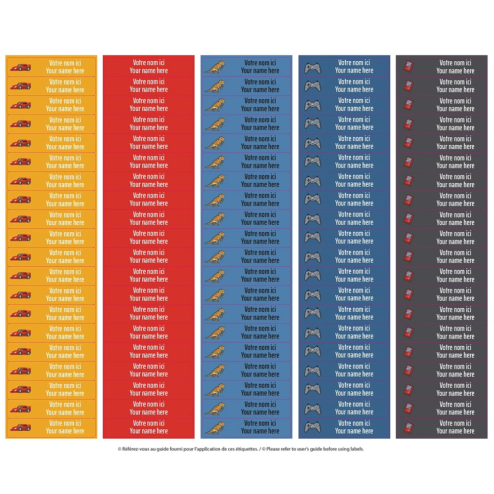 School Name Labels
