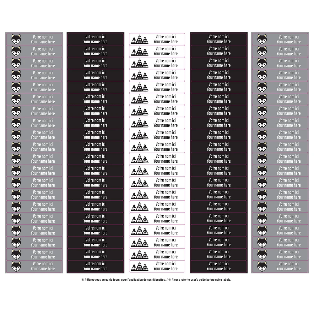 School Name Labels