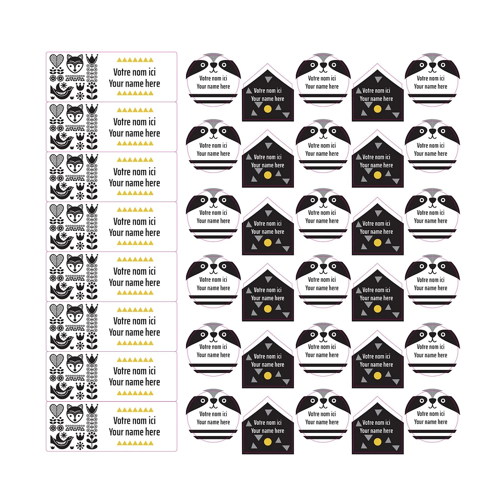 School Name Labels