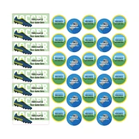 School Name Labels - Soccer