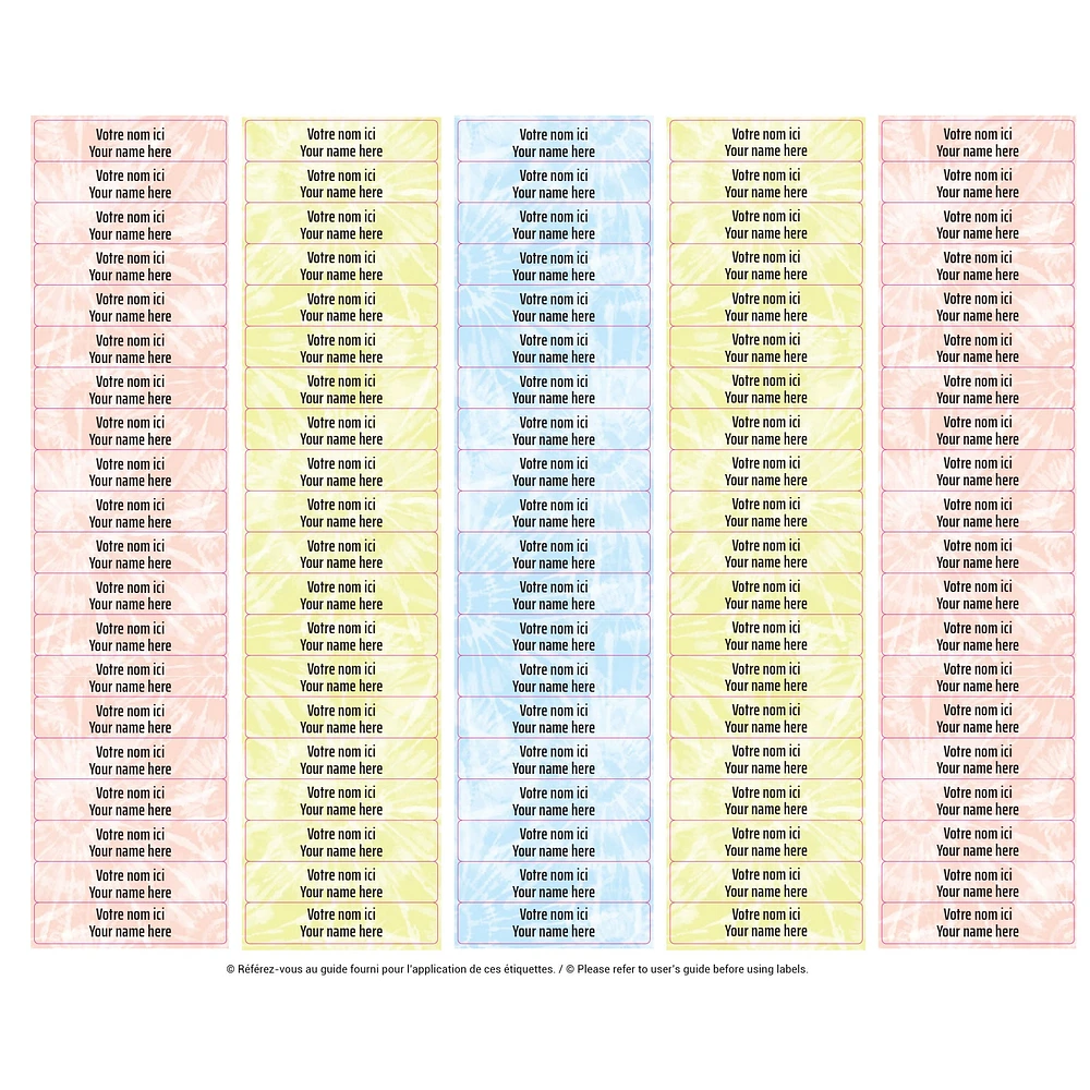 School Name Labels