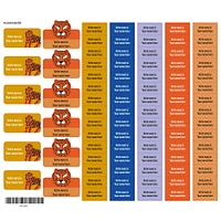 School Name Labels - Tigers