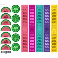 Étiquettes Scolaire - Tropical