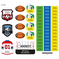 Essential Name Labels – Sports