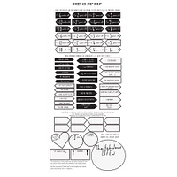 Modern Growth Chart EN - White