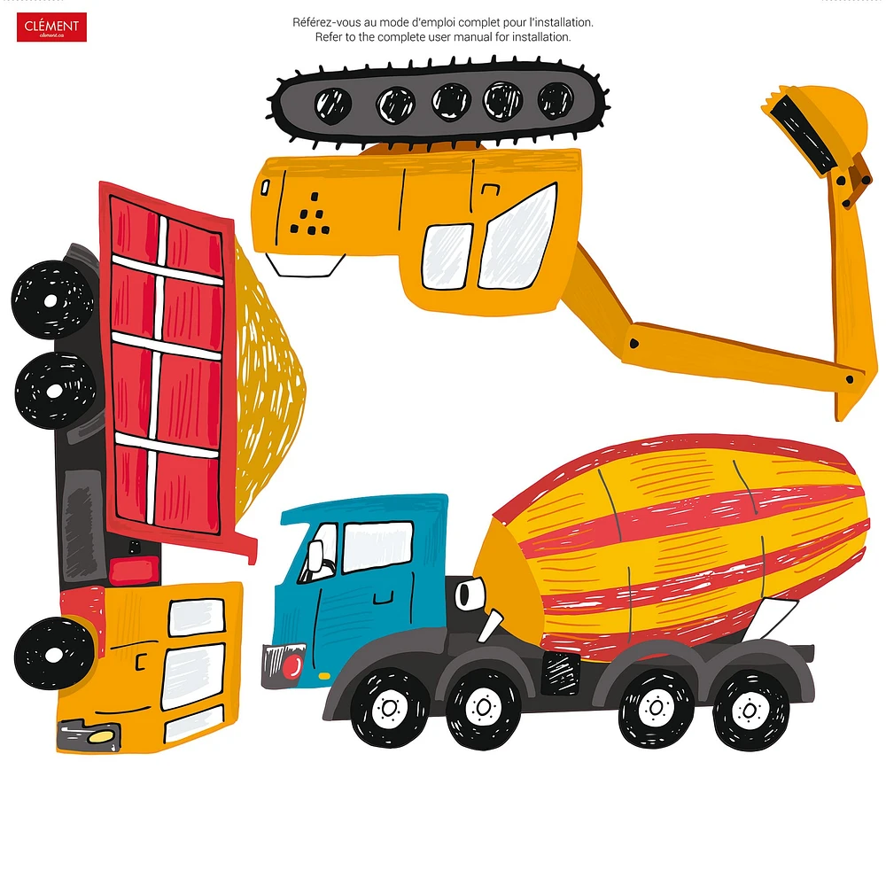 Wall Stickers - Construction