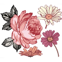 Autocollants Muraux - Fleurs